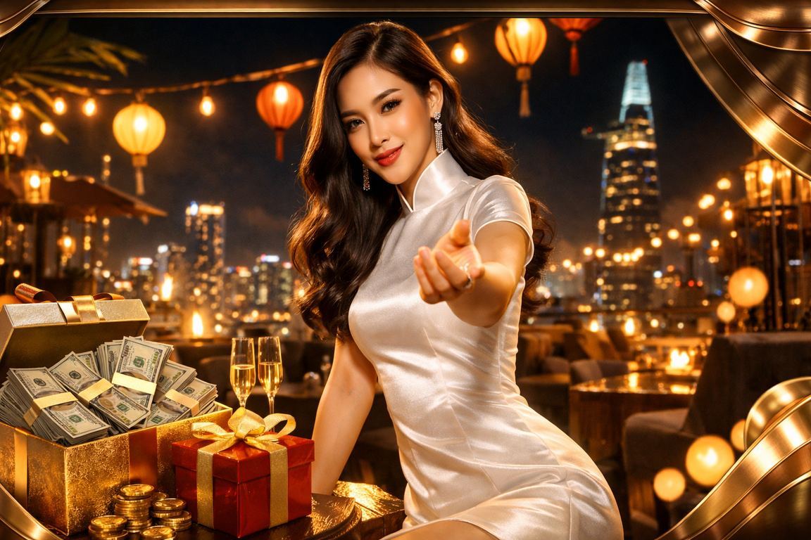 Phụ nữ áo dài tại TP.HCM tham gia casino và giải trí trực tuyến hiện đại